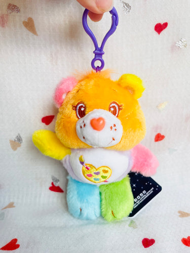 Care Bears Plush Keychain 14cm Work of Heart Bear Care Bears